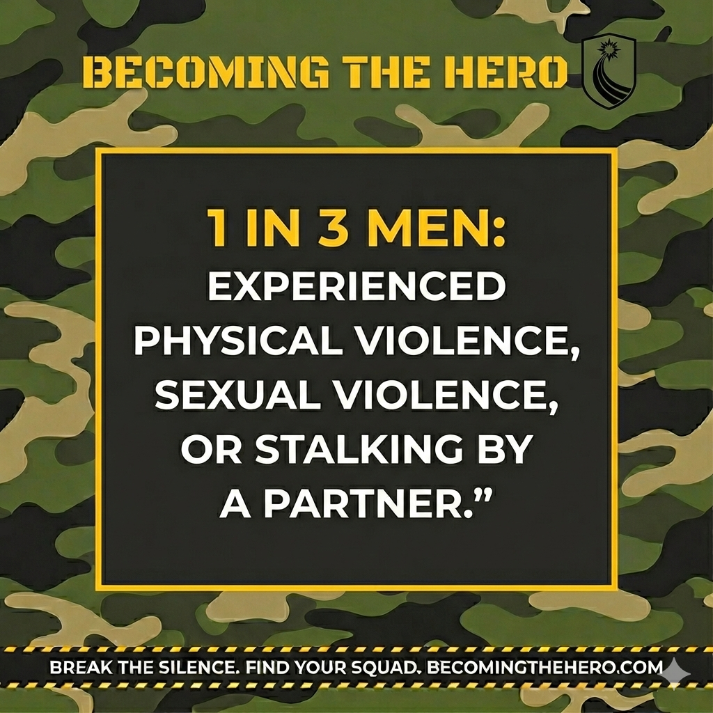 1 in 3 Men Experienced Physical Violence, Sexual Violence, or Stalking by a Partner